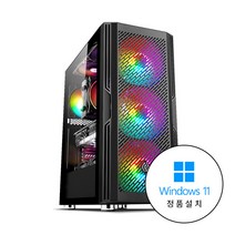 지티컴 GTA75F46T-ZH 고성능 게이밍 본체 (라이젠5 7500F RTX 4060 Ti 8GB 윈도우11 Home RAM 16GB SSD 512GB)