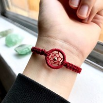 핸드메이드 드림캐쳐 팔찌(10컬러)패션팔찌/매듭팔찌