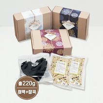 [은색초코]하트미역(20g)+잡곡(200g) 결혼답례품 돌잔치 조문 회사단체선물 시보해제 어린이집생일선물, 1박스, 찹쌀보리+귀리