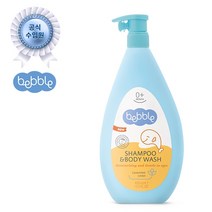 [자연주의베블] 베블 신생아 카모마일 샴푸&샤워젤 탑투토워시 (400ml), 단품