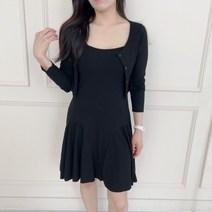 꼬마주 데일리 원피스 가디건 세트