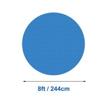 둥근 수영장 커버 태양열 담요 단열 필름 야외 수온 보호, CHINA, 244cm