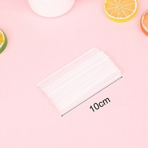 50 pcs 투명 아크릴 스틱 재사용 가능한 케이크 팝 스틱 막대 사탕 케이크 팝 캔디 디저트 초콜릿 만들기, 10cm
