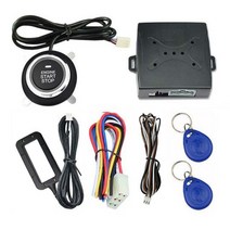 스마트 원격 시동 제어 경보 시스템 autostart 푸시 버튼이 있는 remote control smart car alarm start stop engine lock, gy902d