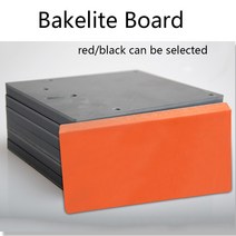 베크라이트 베크라이트판 베크라이트쫄대 10t 판재 BAKELITE 조기대 보드 레드 블랙 베이클라이트 플랫 플레이트 시트 페놀 수지 절연 보드 패널 1/2/3/5/6/8/20/m, 레드 4mm 1개