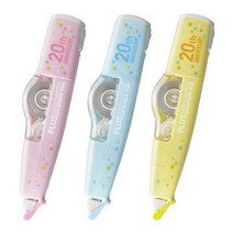 플러스 20주년 수정테이프 본품 3개 MR WH615-20LE, 20주년 혼합 (WH615 본품3개)