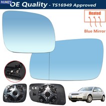 반사경 실내 도로 반사경 폭스 바겐 골프 보라 제타 MK4 Passat B5 96-04 쌍 윙 미러 유리 가열 1J1857521C, 한개옵션0