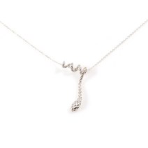 순은 925 뱀 목걸이 실버 스네이크 목걸이