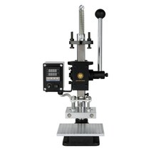 가죽공예용 불박기 가죽 금박기 펀칭 프레스 상표압착, 표준 10x13cm
