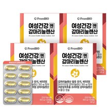 프롬바이오 한효주의 여성건강엔 감마리놀렌산 보라지오일, 60캡슐, 4박스