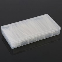 열수축비닐 투명포장지 선물포장비닐 150Pcs Sleeving 랩 와이어 자동차 전기 케이블 튜브 키트 튜빙 폴리올레핀 6 크기, 단일옵션
