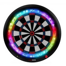 다트머신 발광 전자 술집 벽걸이 펍 바 놀이 게임, 블랙 프레임 3s 빨간색 및 녹색