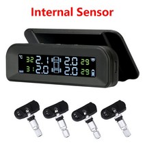 Develuck-TPMS 자동차 타이어 압력 모니터 시스템 태양광 조절 LCD 화면 디스플레이 자동 시계 제어 무선, 03 Internal sensors