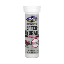 나우푸드 Effer-Hydrate 혼합 베리 51g 10정 탄산칼슘 탄산수소칼륨 함유, 1개, 기본