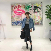 왕리본 공주 고급네오프렌 토트백