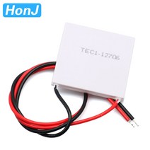 난방 케이블 온도 조절 냉매 트랩 팬 TEC1-12706 12703 열전 냉각기 12V 반도체 냉동 펠티어 엘레멘트, 02 TEC1-12704, 02 TEC1-12704