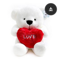◀주식회사지오▶누리베어하트 곰인형 레드(소 45cm) 귀여운 캐릭터봉제 동물◀주식회사지오▶