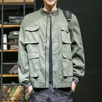 쥬엔리치 남자 빅사이즈 자켓 점퍼 캐주얼 루즈핏 집업 남성 작업복 잠바 봄 가을