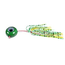 딥컨트롤 업 텐야 마다이 지그 가부라 바다낚시 루어 헤드 미끼 새우 고무 스커트, green, 80G