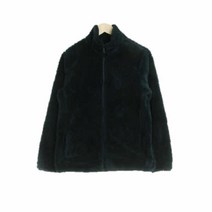 유니클로 다크그린 후리스집업 여자 M 1033