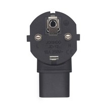 EU-IEC320 C13 전원 어댑터 EU 수-IEC320 암 AC 플매트 카펫 매트 러그 EU4.8mm 2 핀-PDU/UPS 변환 10A 250V, 한개옵션0