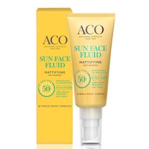 ACO 선페이스 플루이드 매티파잉 자외선 차단 선 크림 로션 일반 및 복합성 40ml