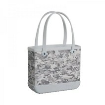 BABY BOGG BAG 스몰 방수 세탁 가능한 토트 비치 보트 38 1x33x13 3cm(15x13x5 25인치)(스노우 웨이 그레이 카모) 그레이 카모