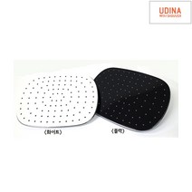 어디나 해바라기 샤워기헤드 직사각 최고급(블랙/화이트), 화이트