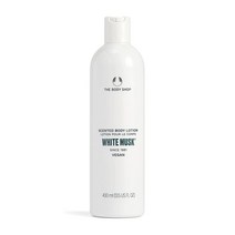 더바디샵 THE BODY SHOP 영국 화이트 머스크 바디로션 400ml, 4팩