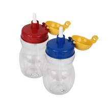 마이스타일 여름나기 트라이탄 물병 휴대용물통, 선택06_1)피넛빨대물병(350ml)레드/투명, 350ml
