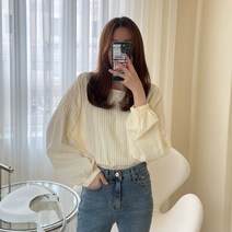 리에프(rief) / 아이보리 핀턱 블라우스