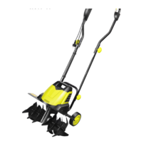 미니 트랙터 관리기 경운기 밭갈기 쟁기 텃밭 농사, 1500W 노면 파쇄기