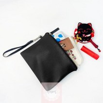 가죽 파우치 만들기 취미 키트 미술 재료 DIY KIT, 올리브그린