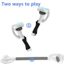 골프 VR 오큘러스오큘러스 퀘스트 2 골프 클럽 어댑터용 롱 스틱 컨트롤러 확장 그립 액세서리용 플레이비, Dual Use A