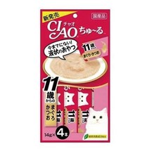 노령묘용 특별 영양보충 참치&가다랑어 츄르(4p) 먹이 성묘 아깽이 스틱 죽