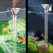 물고기 밥주기 어항 사료 급여기 열대어 피딩 파이프, 1세트