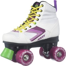 Roces Roces 550041 Model Kolossal Roller Skate WPY 2, 01 화이트/퍼플/옐로우_02 US 4 M/6 W