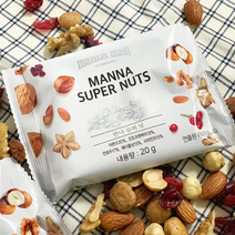 만나 프리미엄 슈퍼너츠 선물세트 20g x 60봉 Premium Super Nuts 견과류, 1box