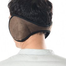 기본형 왕귀마개 방한 기모 귀마개 귀도리 귀덮개, 브라운