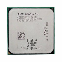 AMD Athlon II X3 450 3.2 GHz 트리플 코어 CPU 프로세서 ADX450WFK32GM 소켓 AM3, 한개옵션0