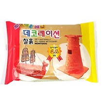피노키오 데코레이션 찰흙 지점토 낱개 주황색, 6개