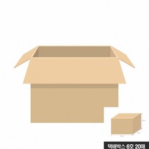 GVP BOX 택배박스 6호 20매280X230X200MM A골 쇼핑몰택배박스 두꺼운박스 택배종이박스 종이박스 포장박스 선물용박스 택배상자 선물포장박스 택배상자6호