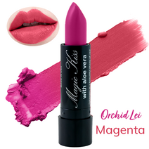 립스틱 매직키스 컬러체인지 매트 립스틱 PH 매직온도 립 미국산, ORCHID LEI MAGENTA