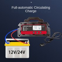 주행충전기 인산철 배터리 캠핑카 주행중충전기 12V24V 자동차 배터리 충전기 220W 지능형 펄스 수리 납산, 04 DC100 10A AU Plug