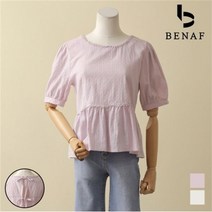 베나프 레이스 뒷리본 블라우스_FB2BL046