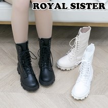 C2O2 보올 잉 2 5.5cm 여성 통굽 가보시 미들힐 워커부츠힐 하이탑 워커힐