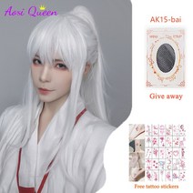 여성용 짧은 머리 가발 검정색 매칭 핸섬 자연 푹신한 그물 레드 Cos 유니버설 리얼리스틱, 한개옵션1, 09 멀티 컬러