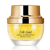 Bestevery 24K 골드 페이스 크림 세럼 에센스 퍼밍 화이트닝 모이스춰라이징 너리싱 데이 나이트 스킨 케어, 1개