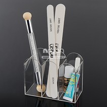 화일&브러쉬 3칸 꽂이(4종선택), 2단 화이트