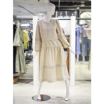 지컷 니트 믹스 티어드 원피스 7252337011